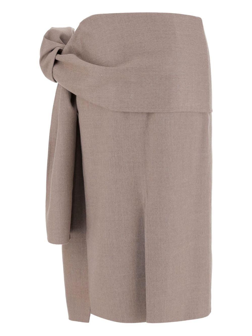 knotted wool skirt - 3