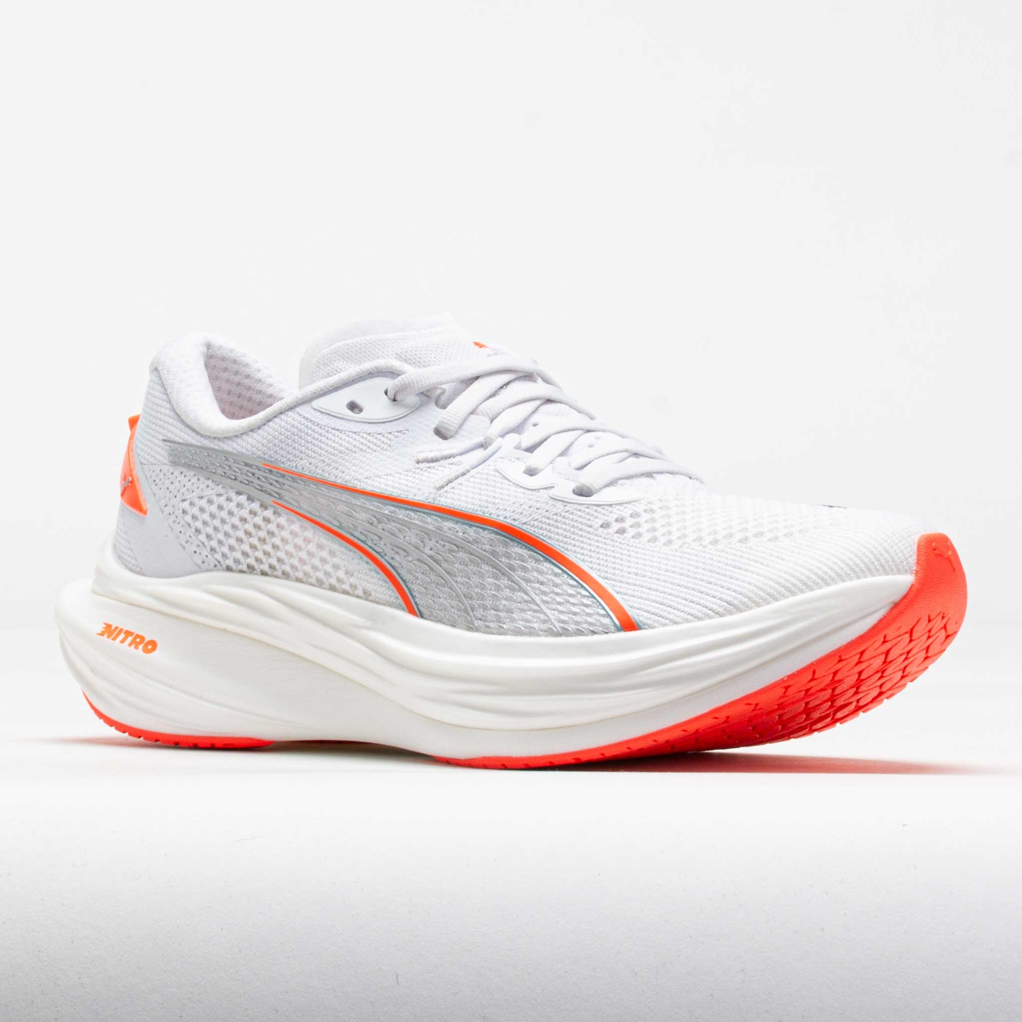 Puma Deviate NITRO 3 Women's Puma White/Glowing Red - 5
