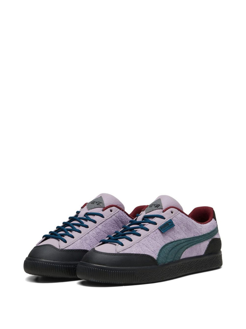 PUMA Clyde "Lavender Shock/Ocean Tropic" sneakers outlook