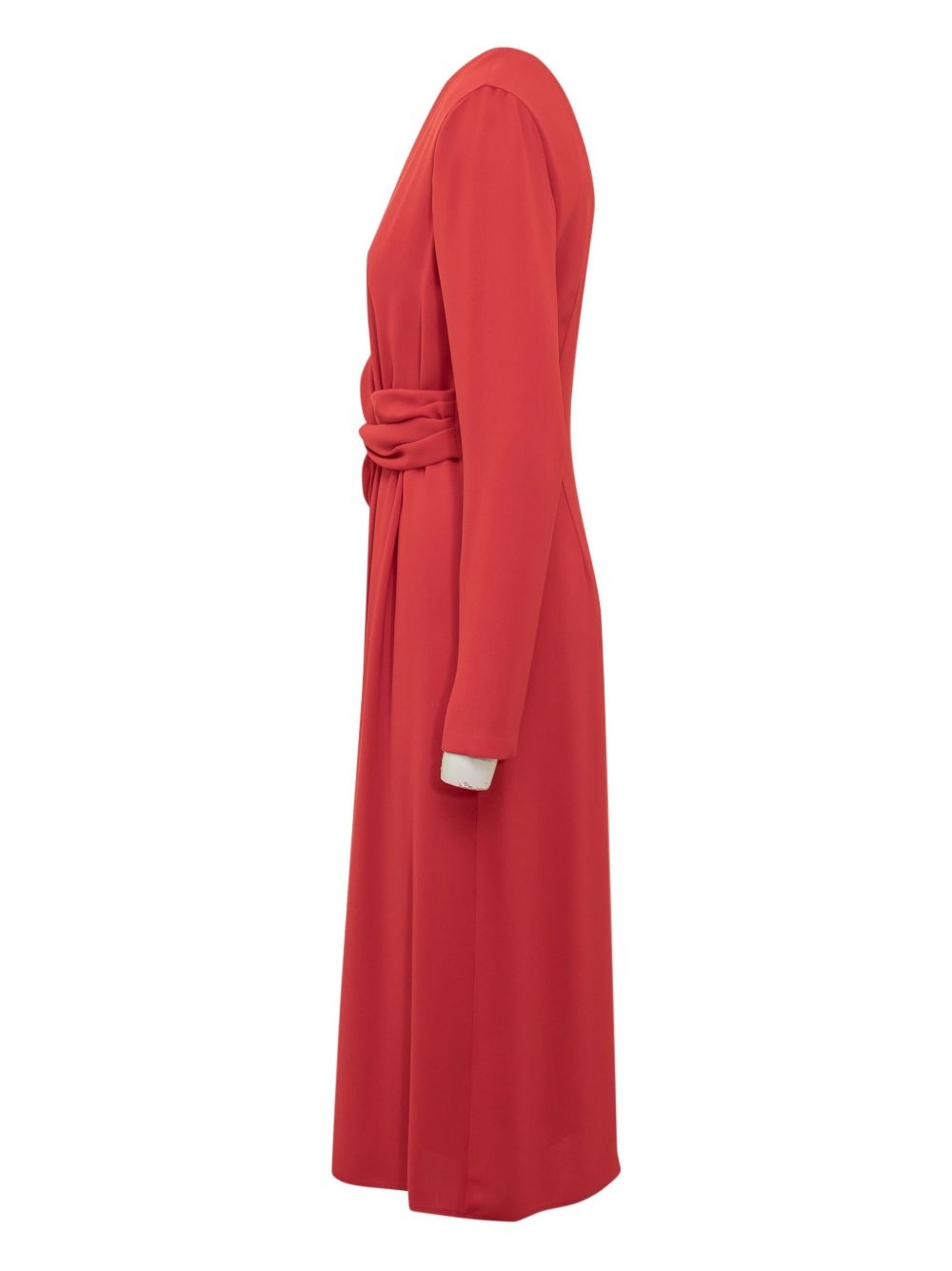 V-neck midi dress - 3