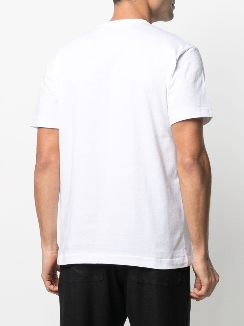 EMBROIDERED LOGO COTTON T-SHIRT - 4