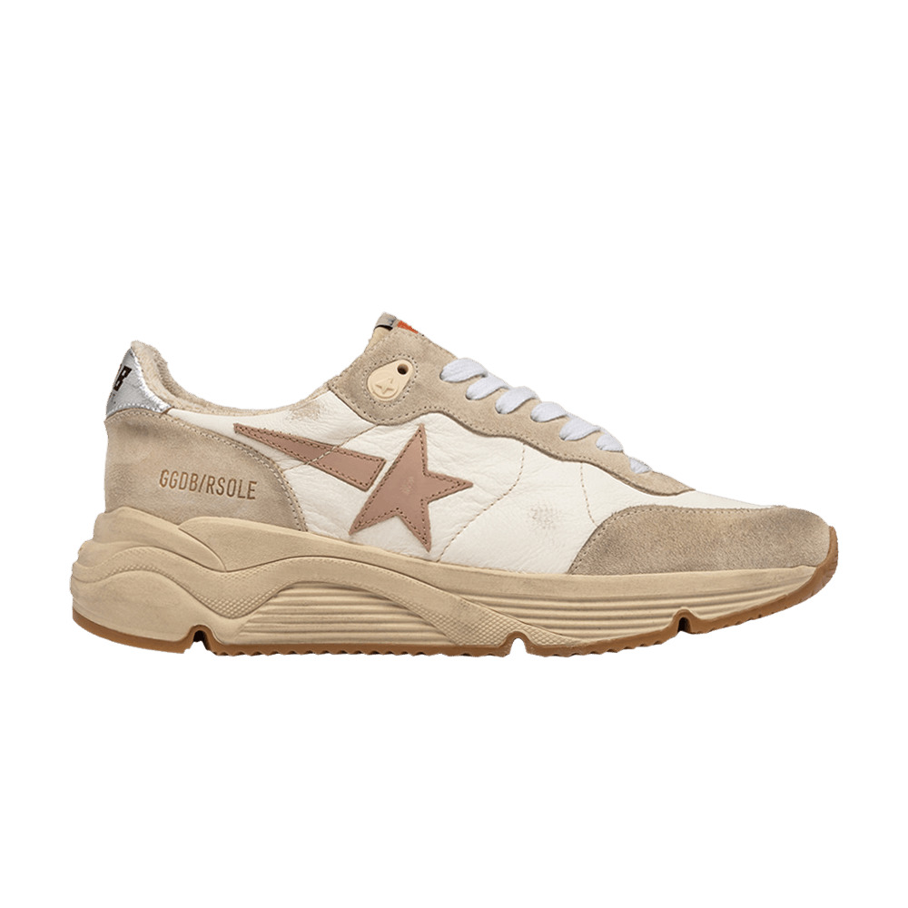 Golden Goose Wmns Running Sole 'White Seed Pearl Silver' - 1