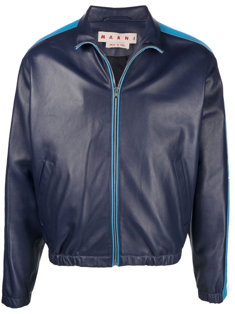 zipped bomber jacket - 1