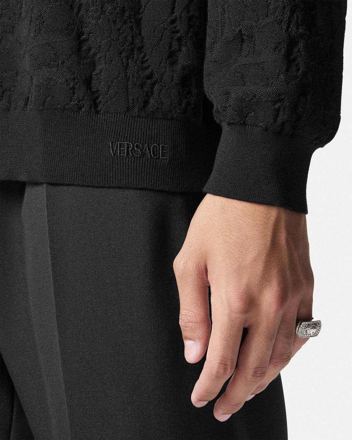 Barocco Jacquard Sweater - 3