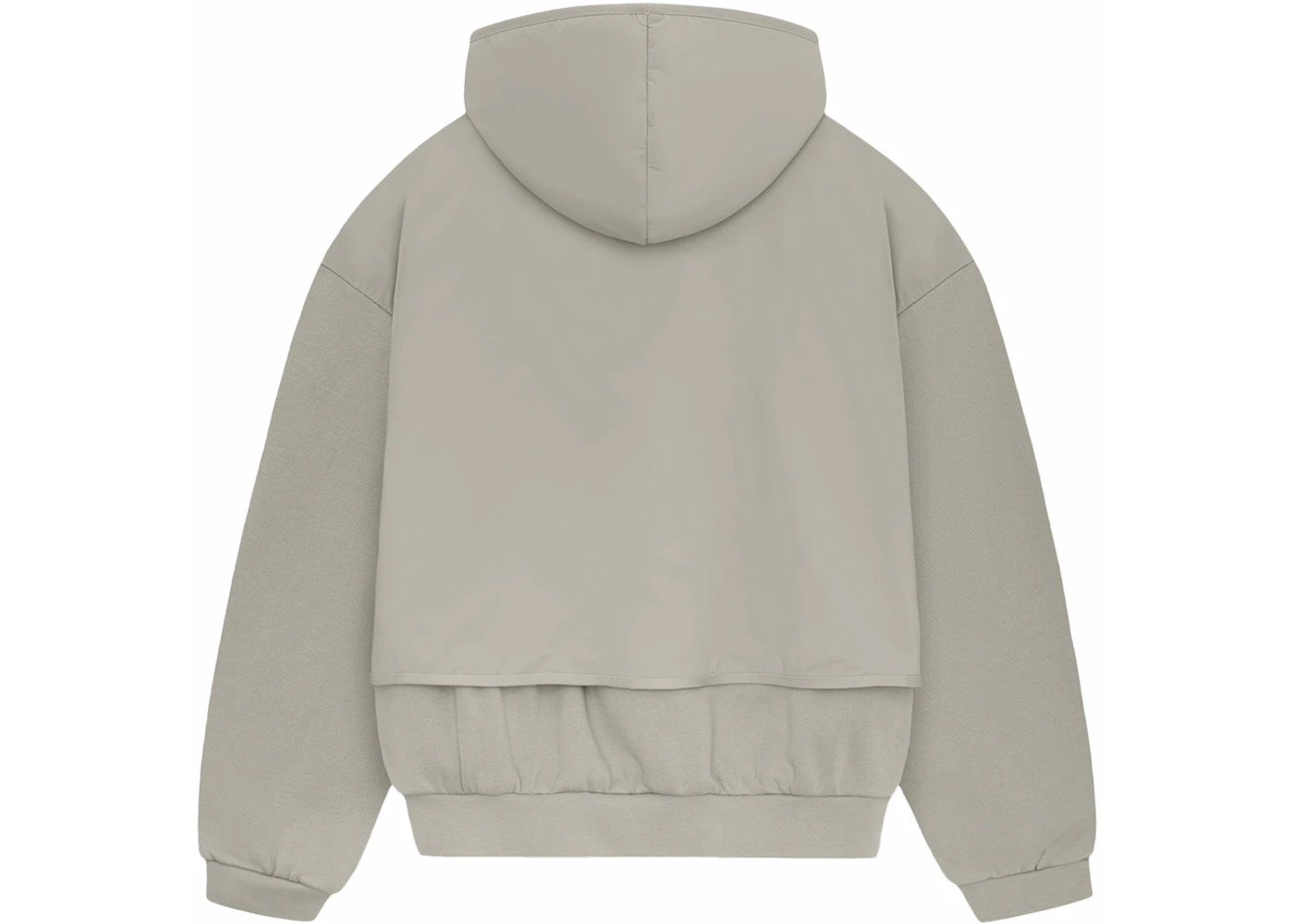 Fear of God Essentials Nylon Fleece Hooded Sweater Seal/Seal - 2