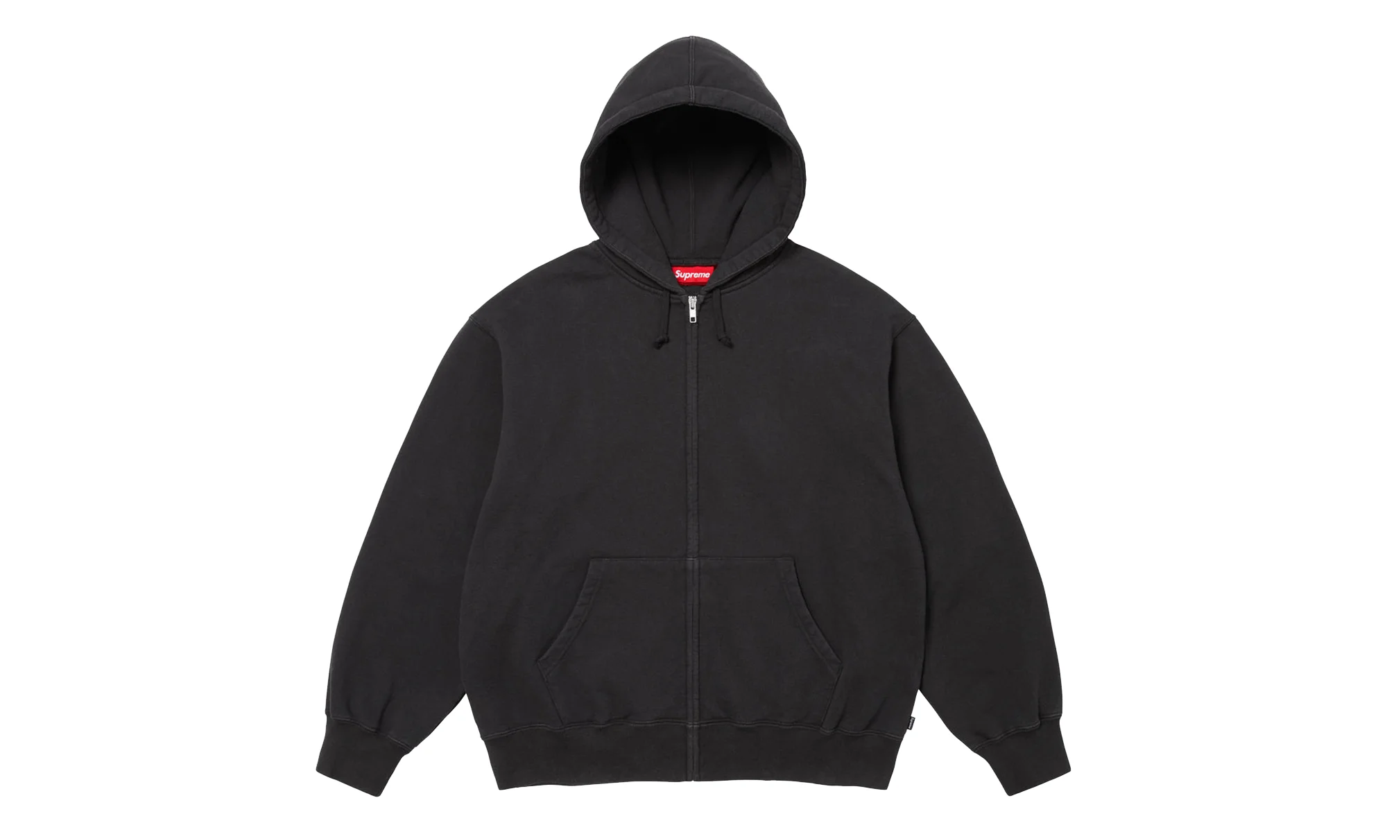 Cut Out Zip Up Hoodie "Black" SU27264 - 1
