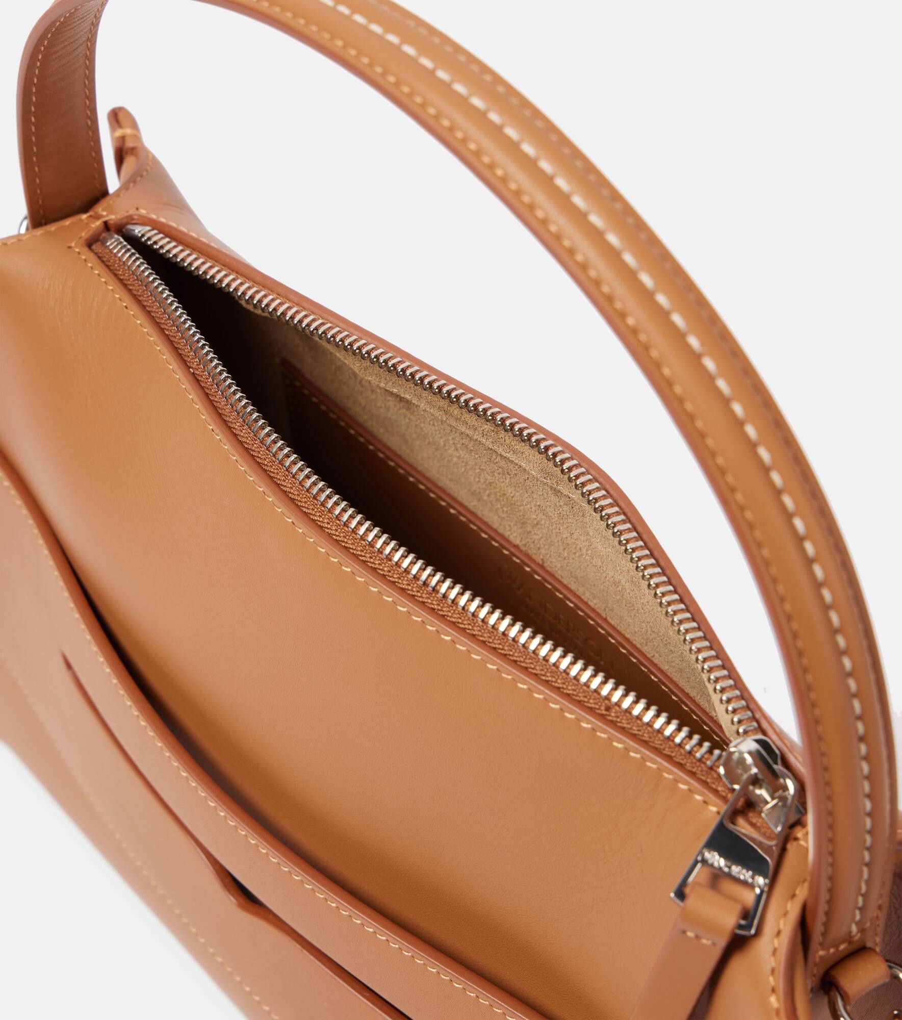 Loafer leather shoulder bag - 3