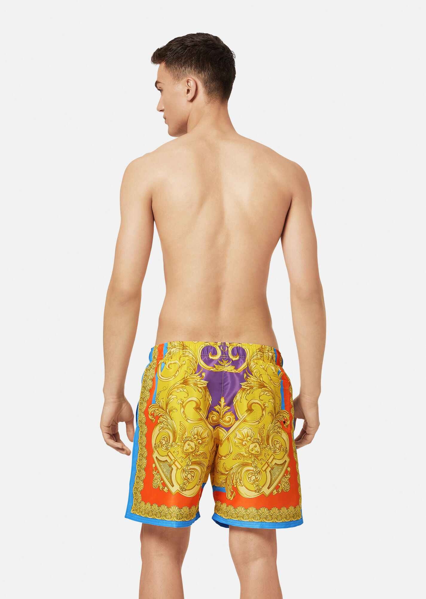 Barocco Goddess Mid-length Swim Shorts - 3
