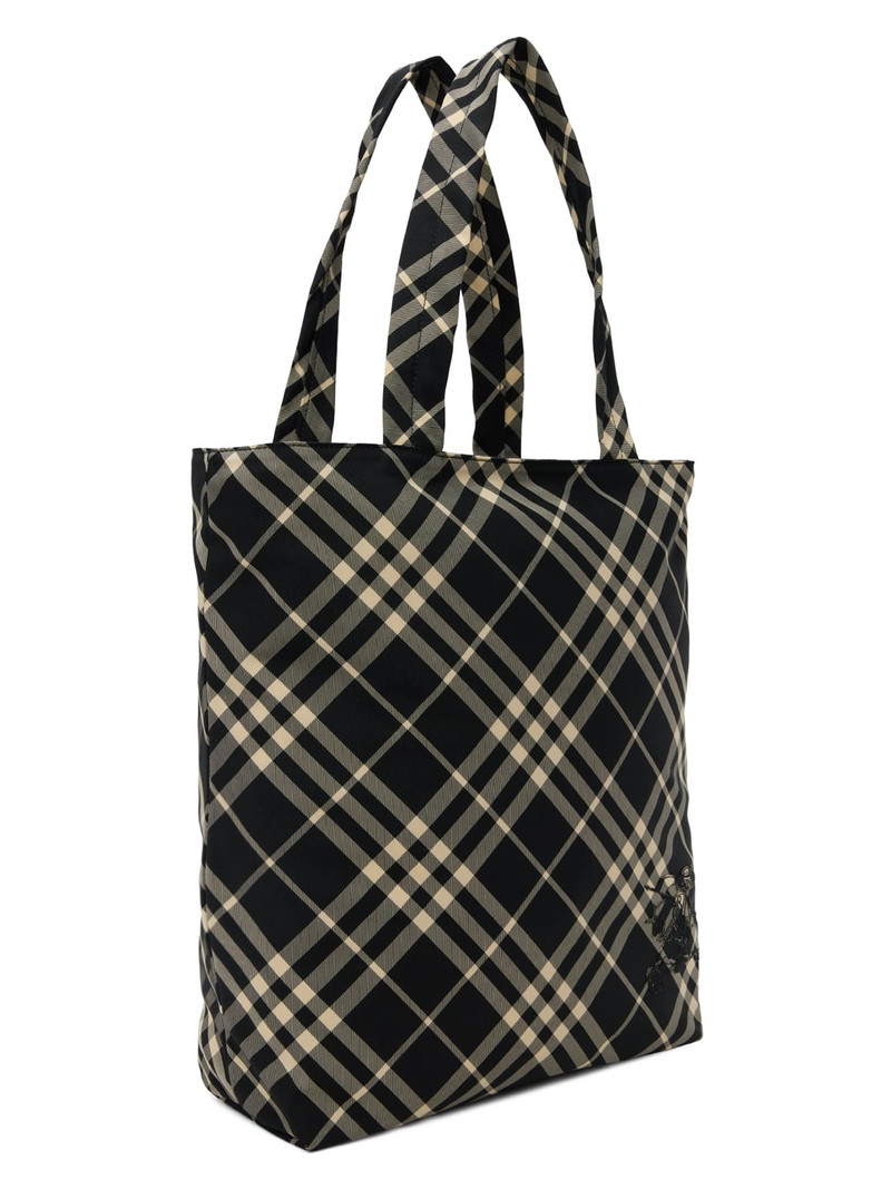 Burberry Black Check Tote outlook