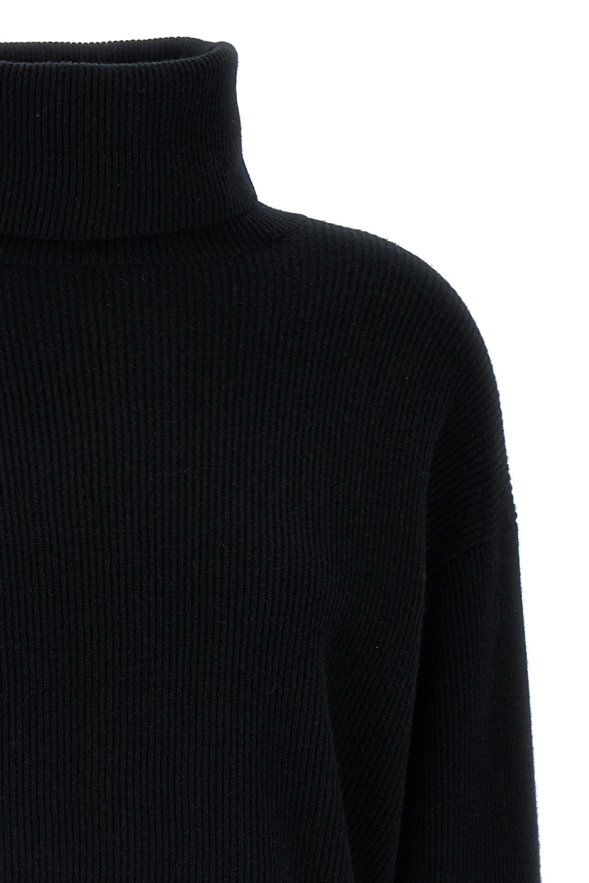 Ribbed turtleneck sweater - 3