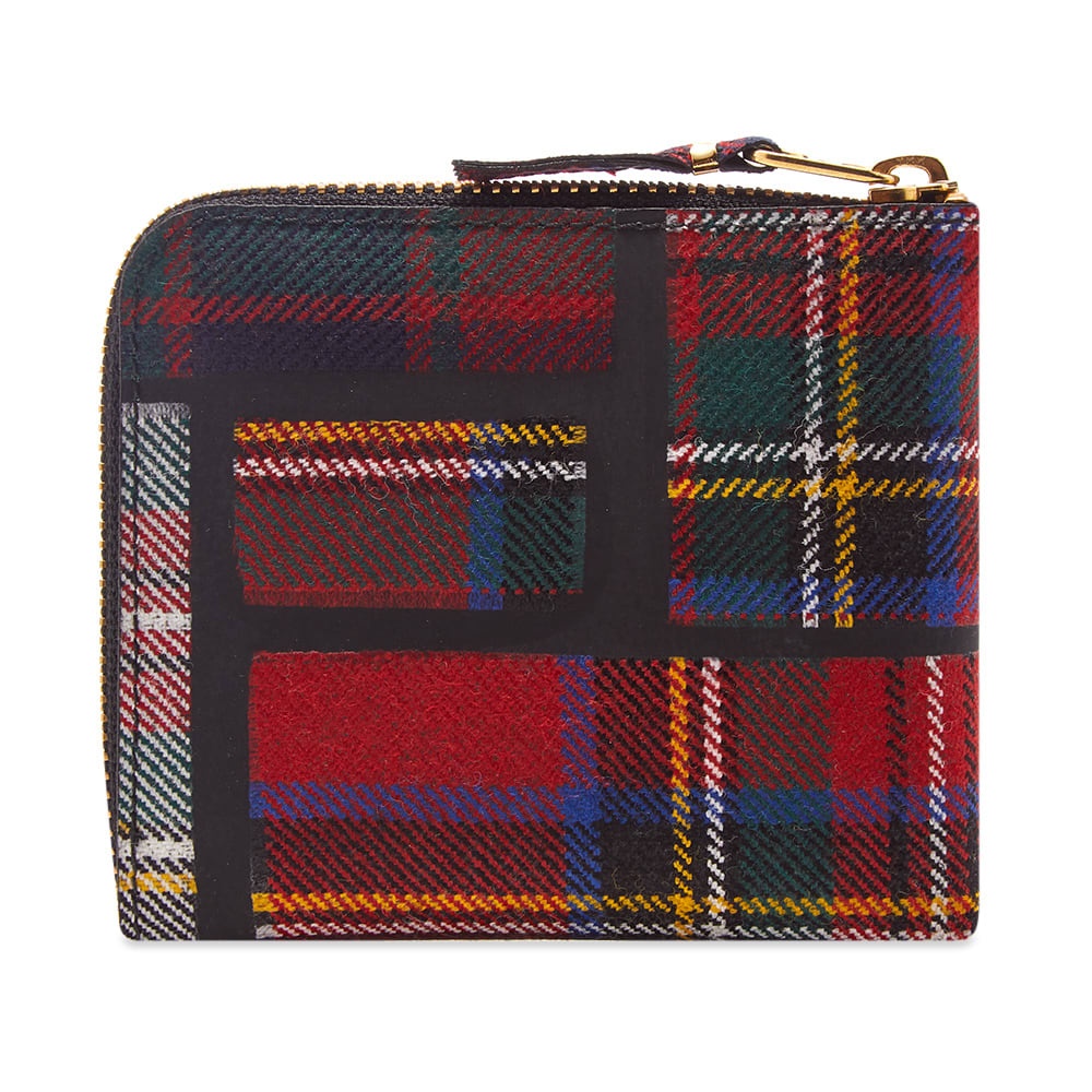 Comme des Garcons SA3100TP Tartan Patchwork Wallet - 2