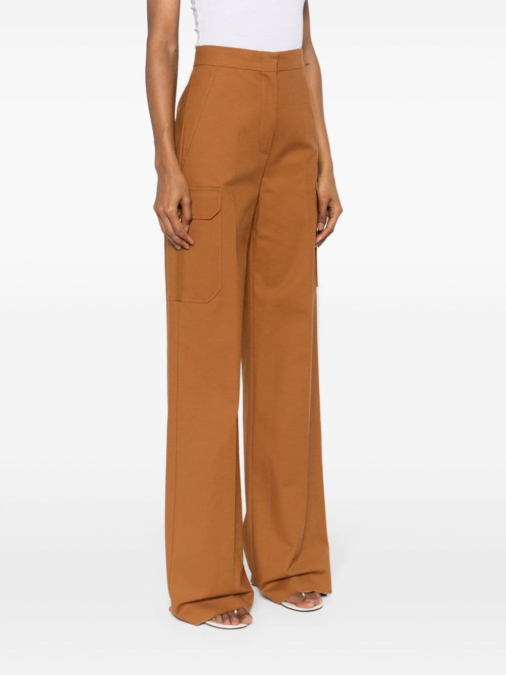 Edda logo-embroidered trousers - 3