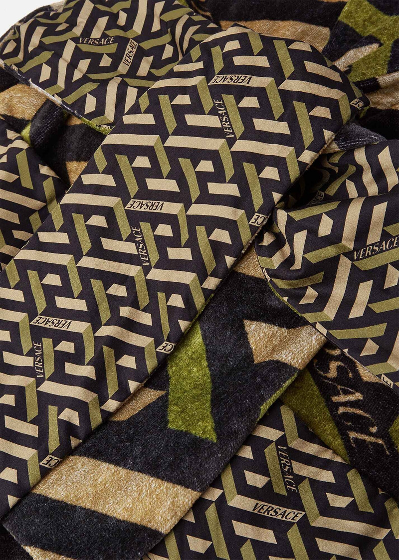 La Greca Embroidered Bathrobe 5