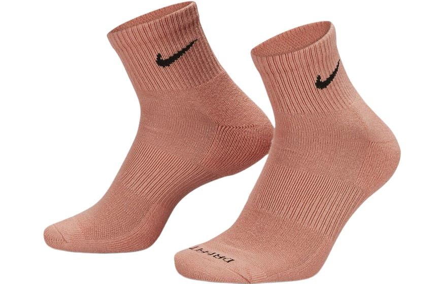 Nike SS22 Quick Dry Breathable Sports Unisex 3 Pairs Pink / Gray / Blue Socks SX6890-955 - 2