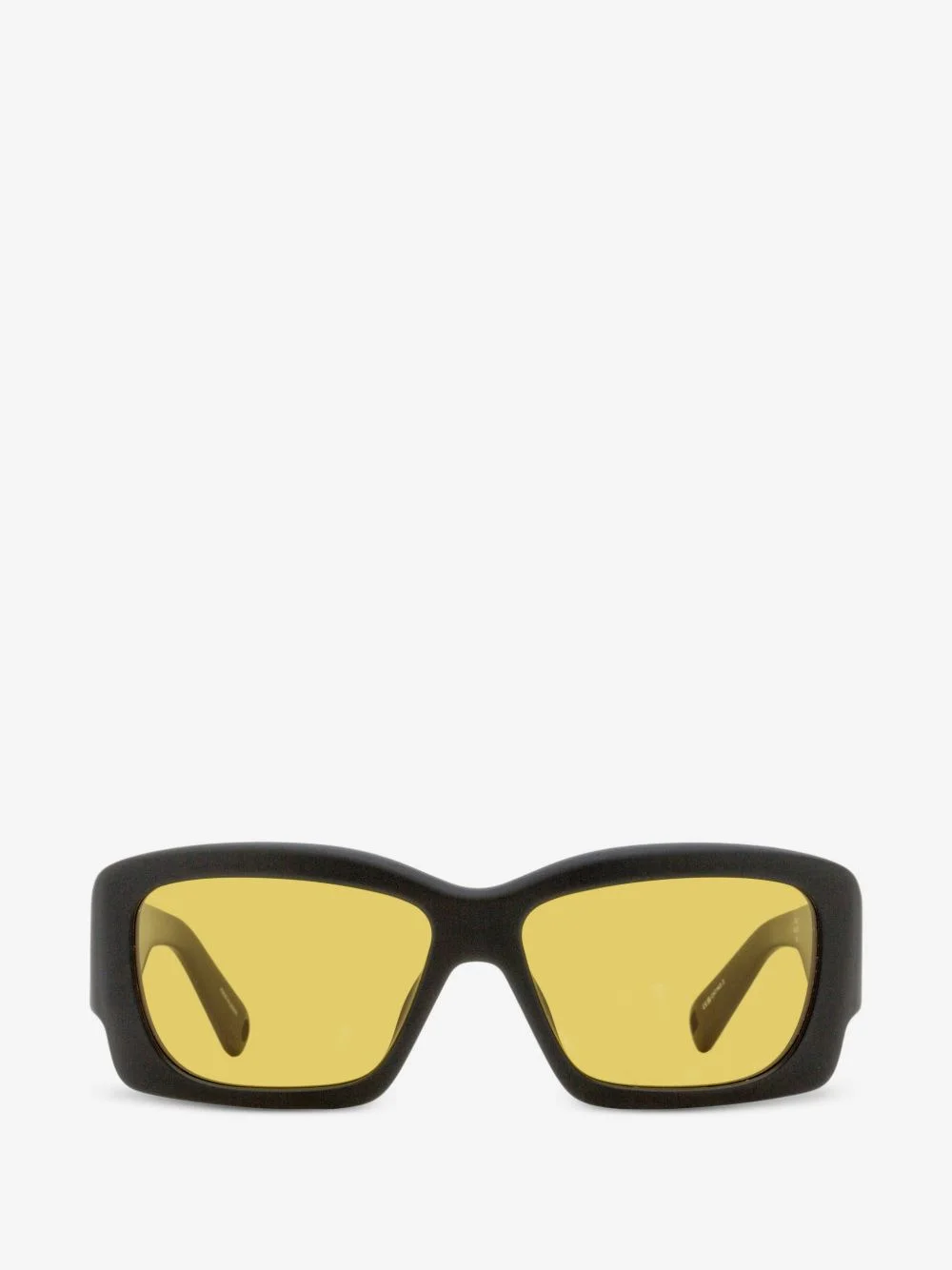 x Linda Farrow Croisiere rectangular sunglasses in matt black - 1
