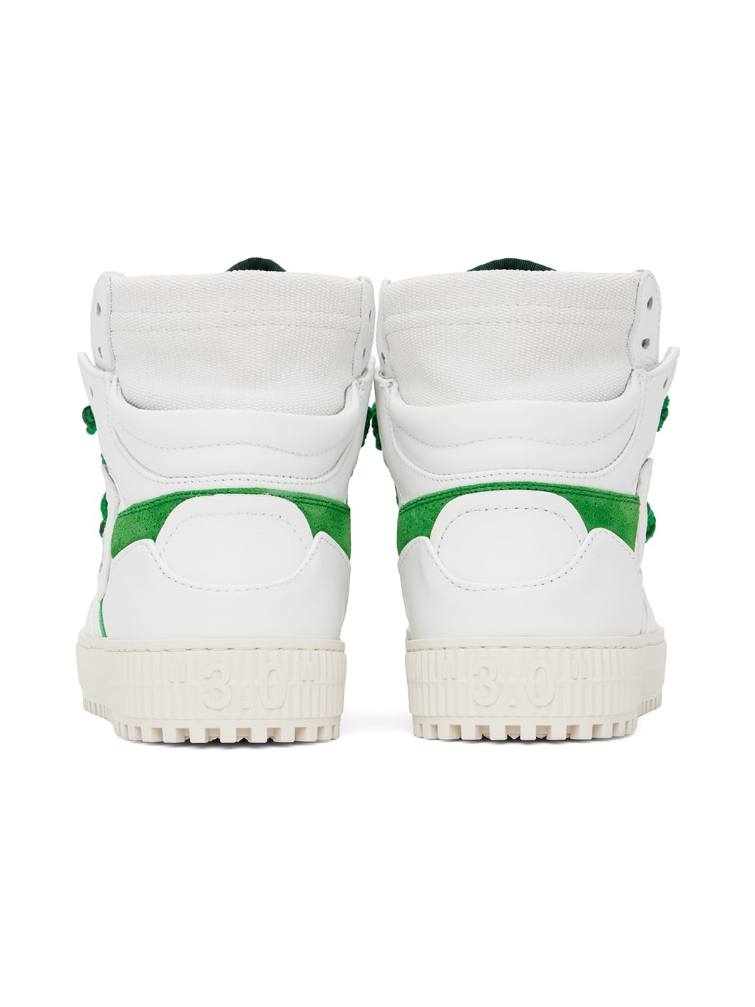 White & Green 3.0 Off Court Sneakers - 2
