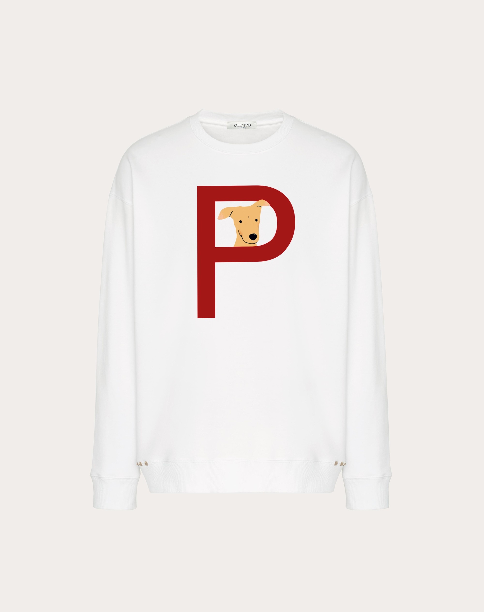 VALENTINO GARAVANI ROCKSTUD PET CUSTOMISABLE UNISEX CREWNECK SWEATSHIRT - 1