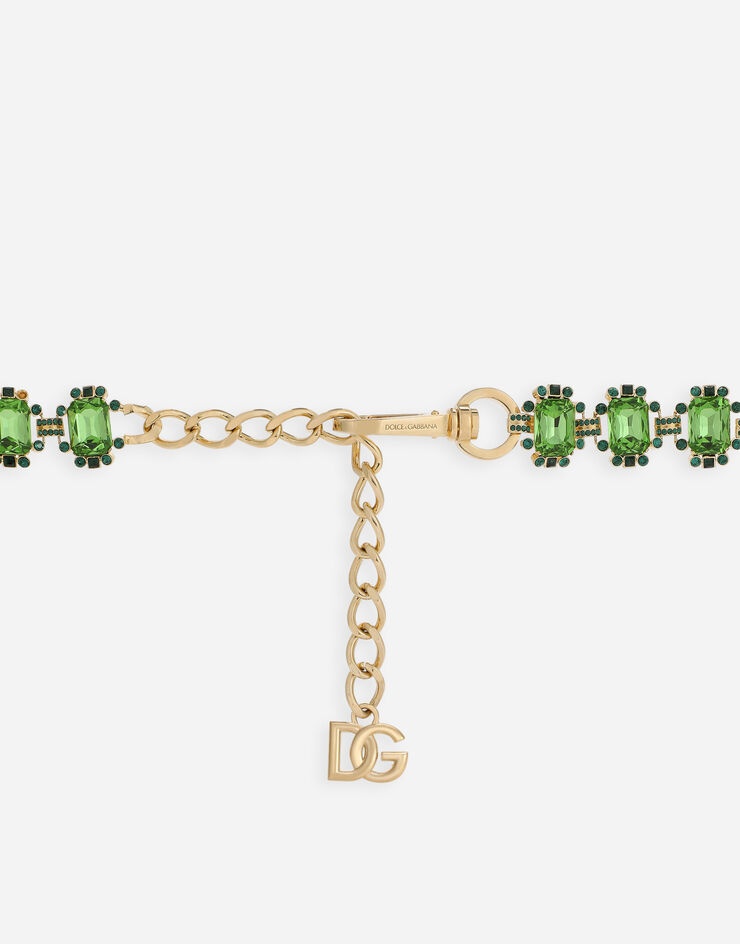Belt with green crystals - 3