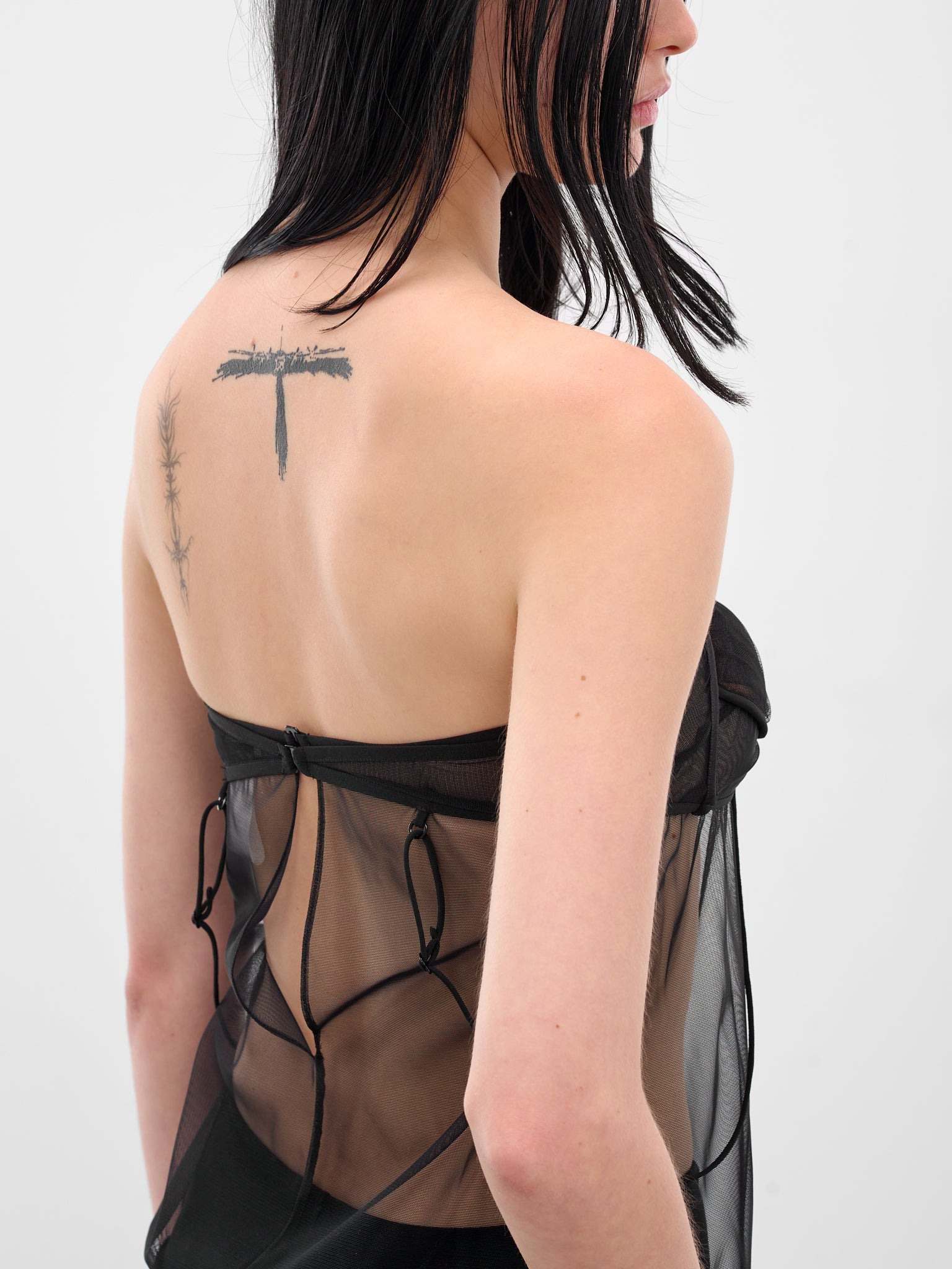 Upside-Down Pleated Bra Top - 5
