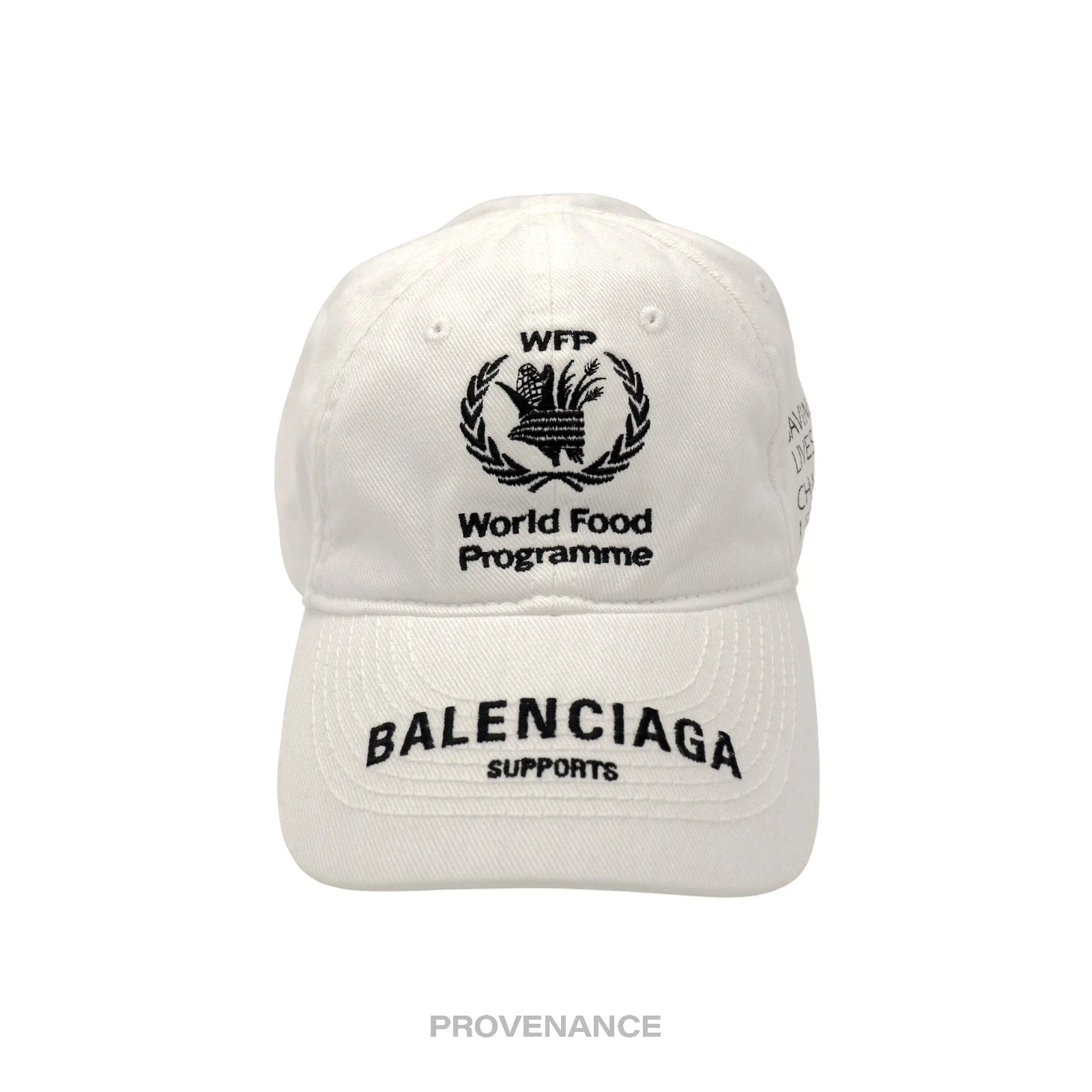 Balenciaga WFP Cap - White - 1