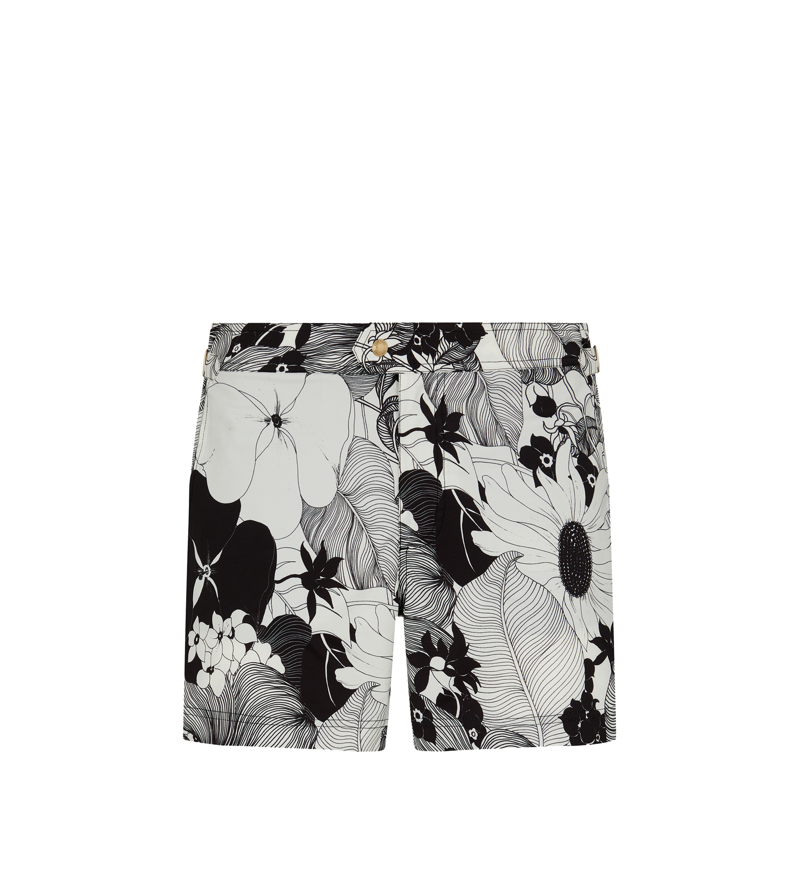 FLORAL PRINT SWIM SHORT - 1