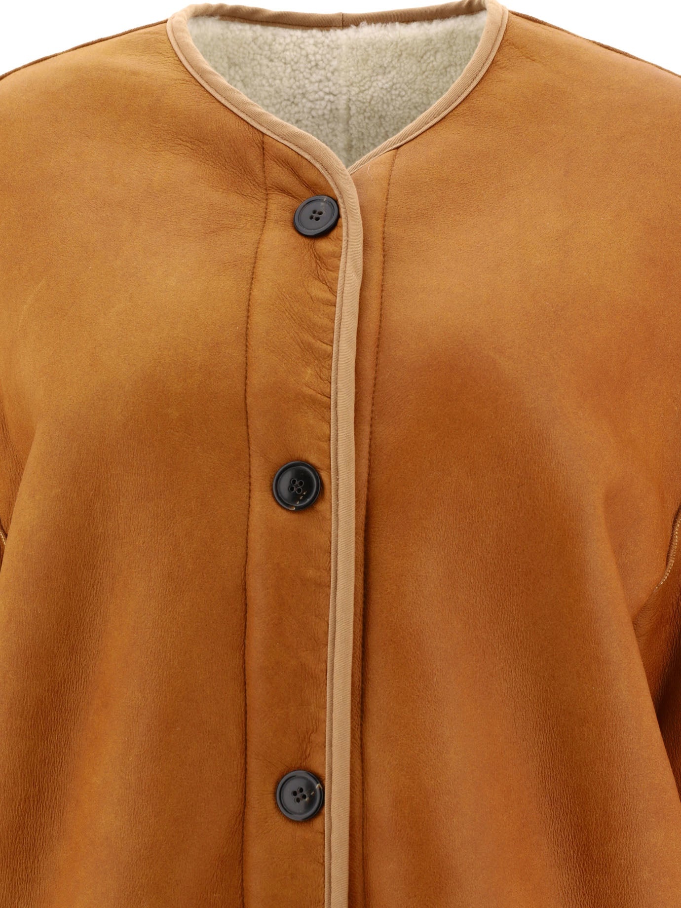 Giovi - Giovi Reversible Shearling Jacket - 5