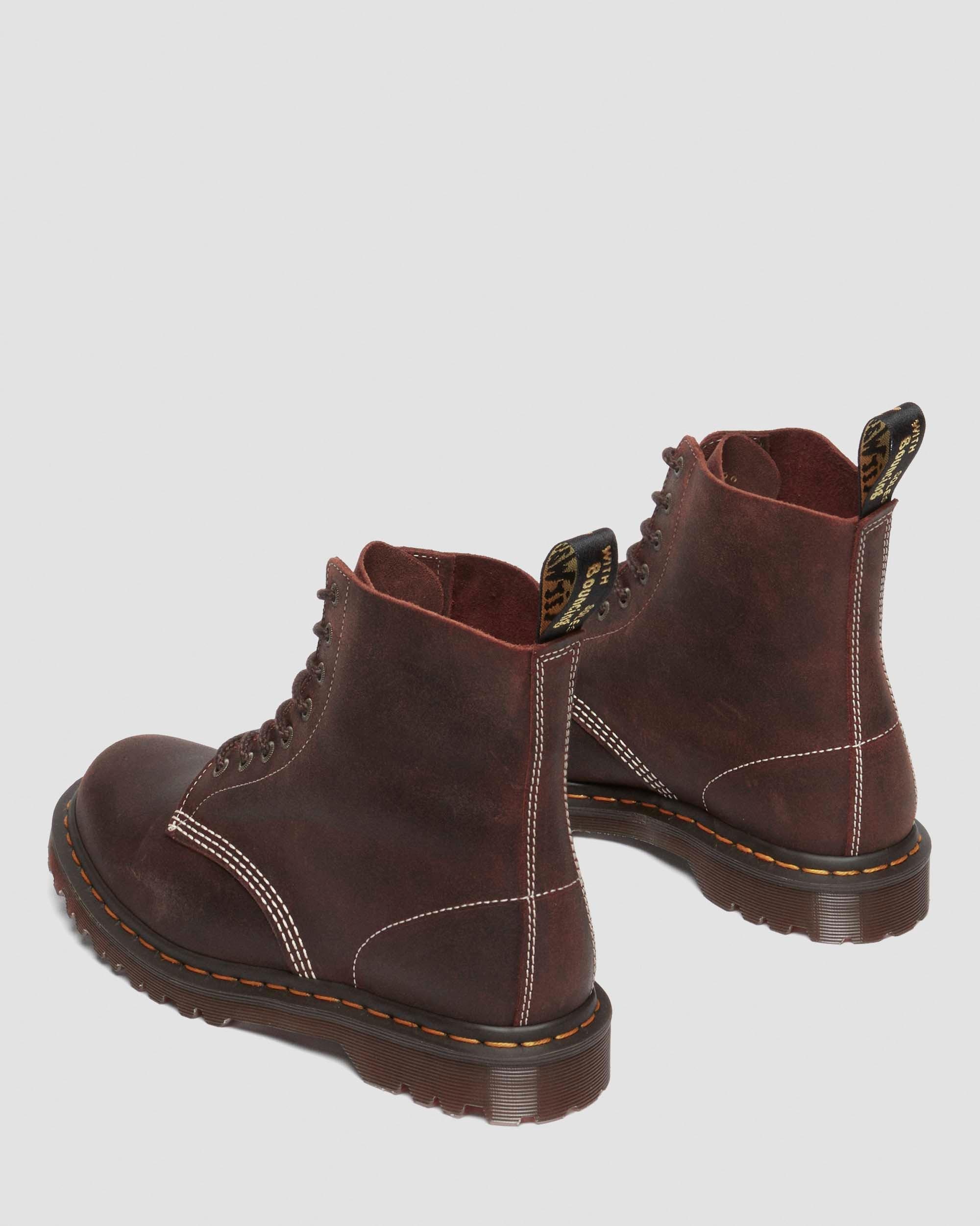1460 Made in England Wax Commander Lace Up Boots - 9