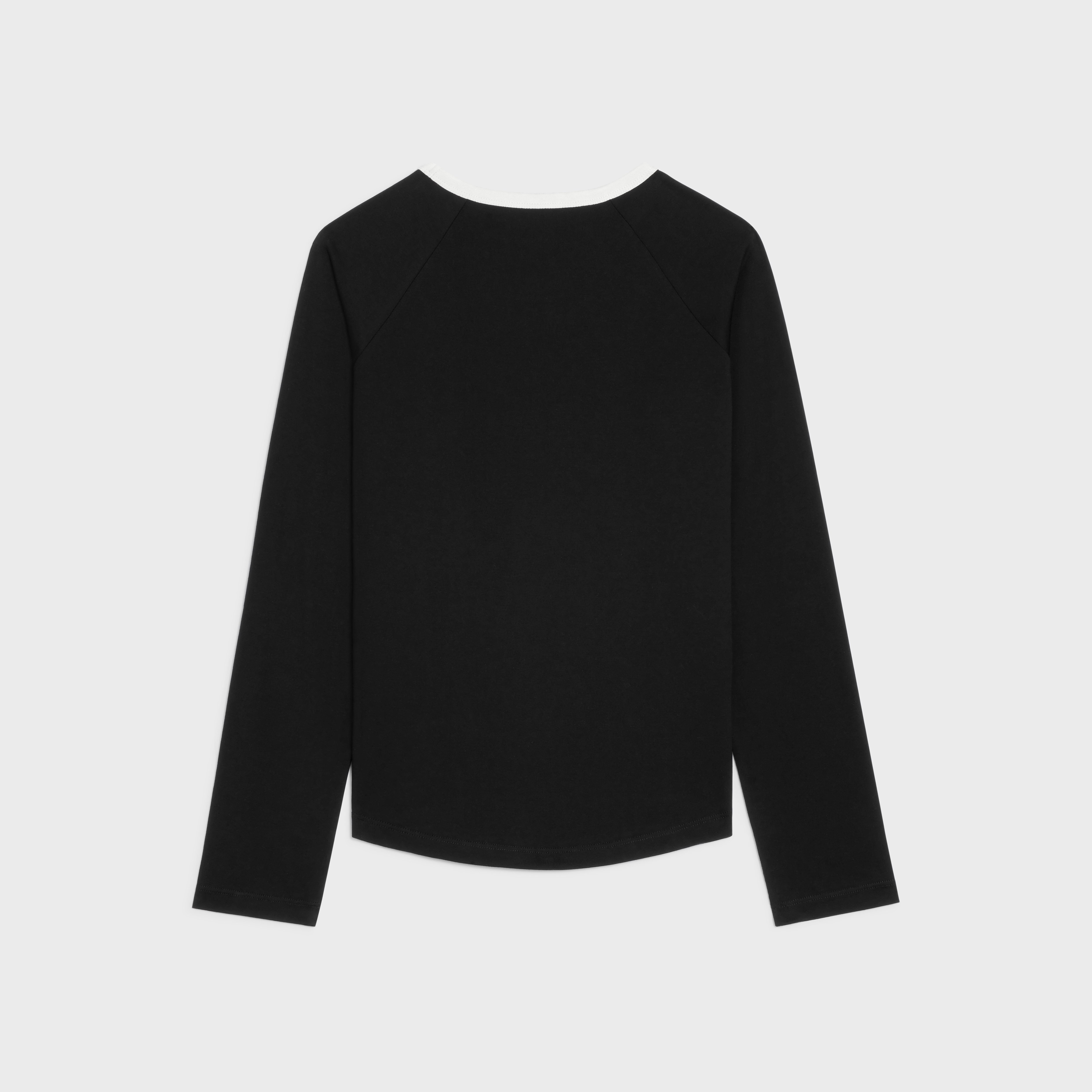 celine paris t-shirt in cotton jersey - 2