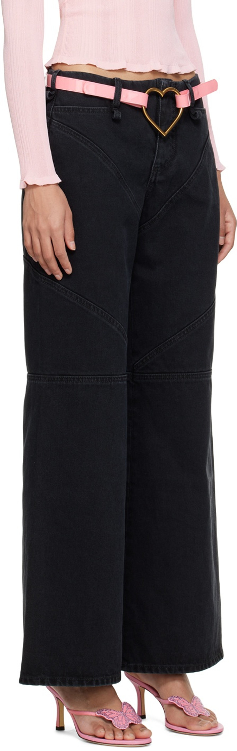 ioannes Black Combat Jeans outlook