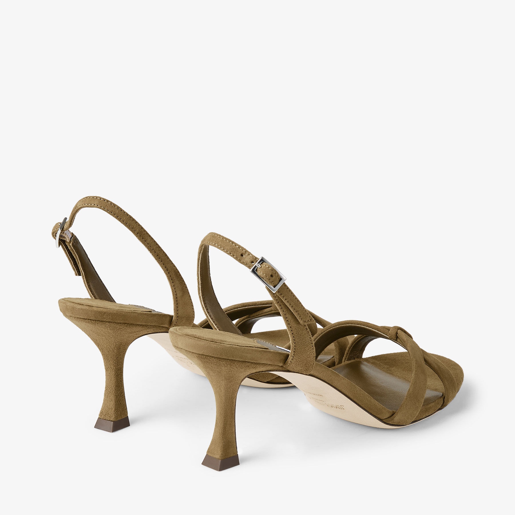 Elsy 70
Caper Green Suede Crossover Slingback - 6