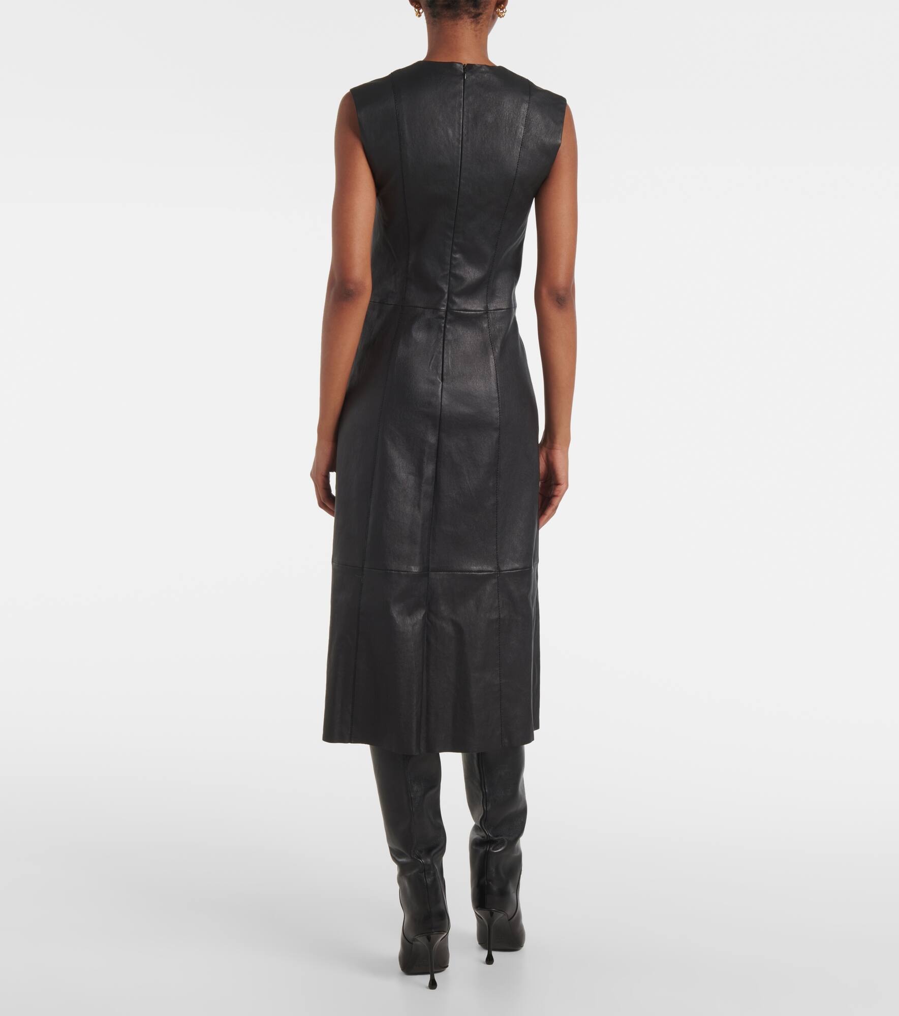 Kosma leather midi dress - 3
