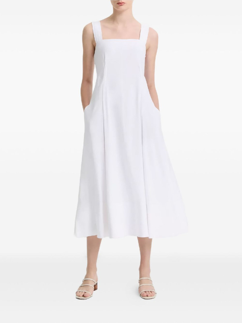 Vince square-neck midi dress outlook