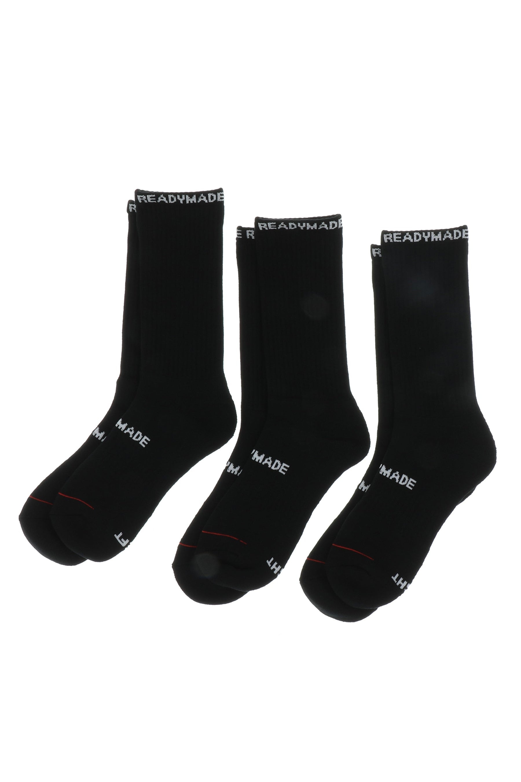 3P CREW SOCKS / BLK - 1