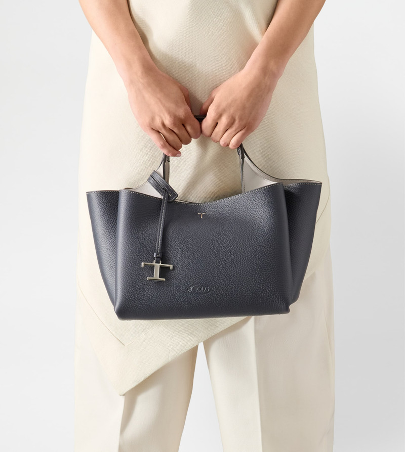 Tod's BAG IN LEATHER MINI - BLUE, GREY outlook
