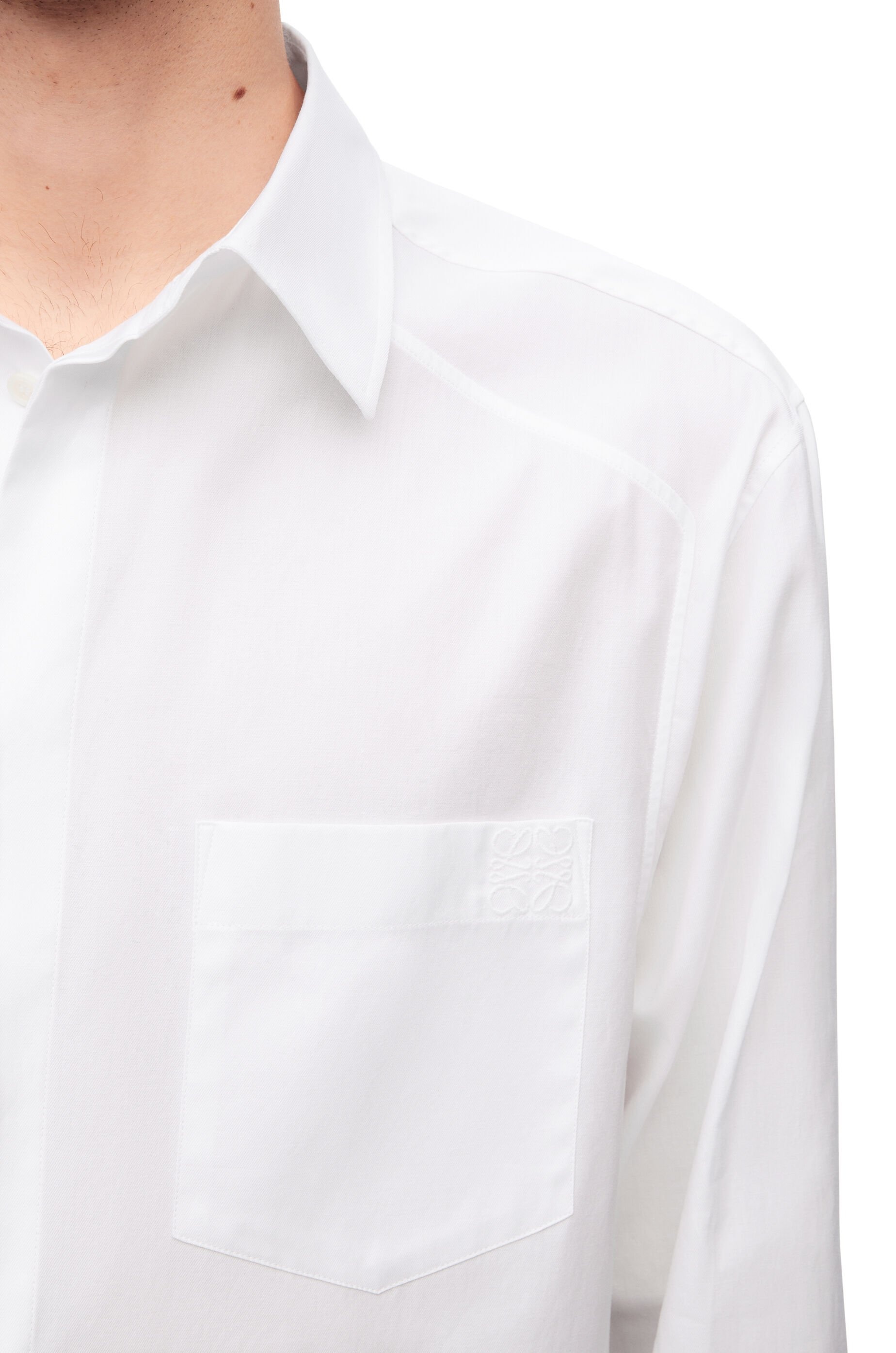 Asymmetric shirt in cotton - 5