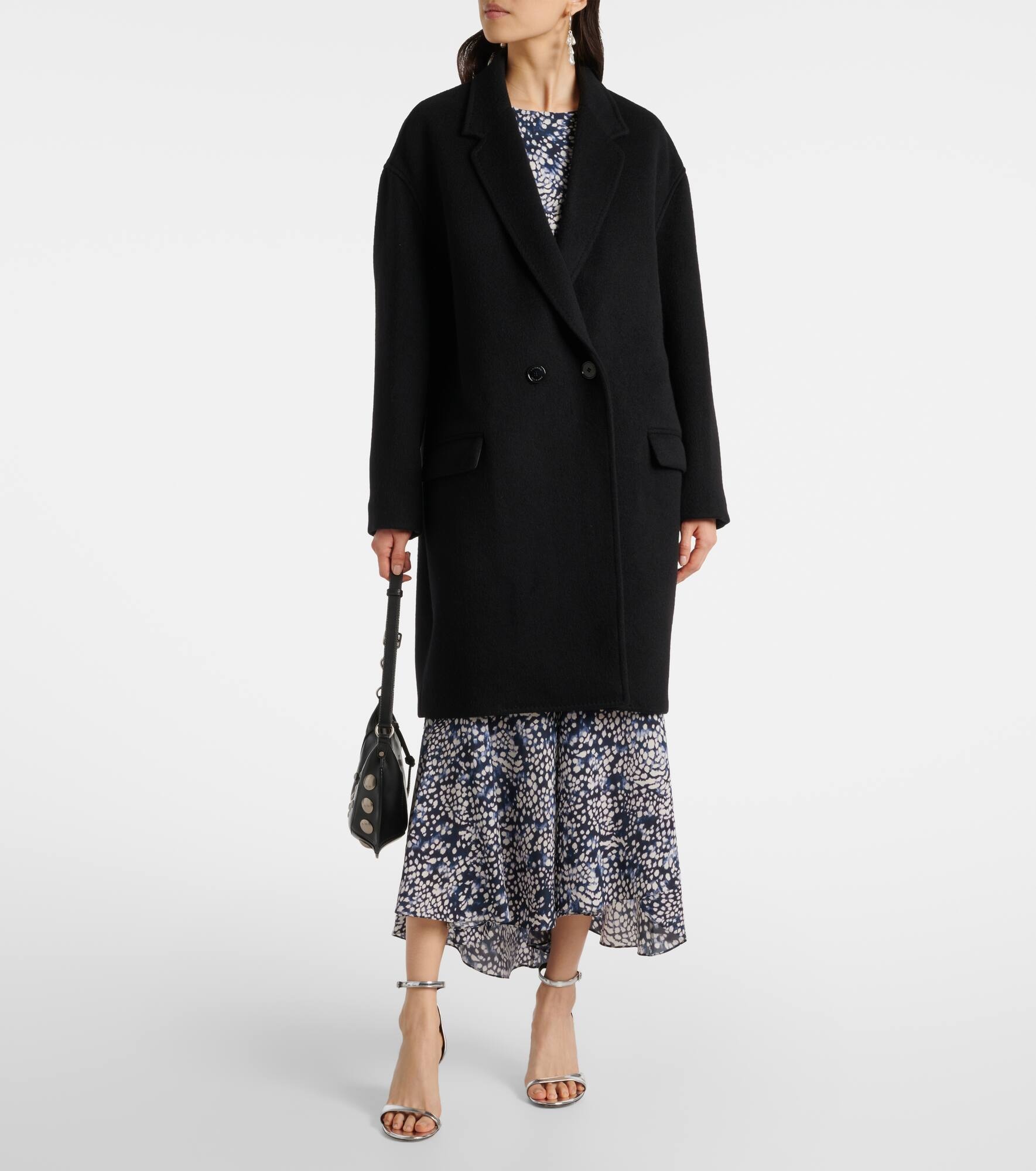 Efegozi wool, cashmere and silk coat - 7