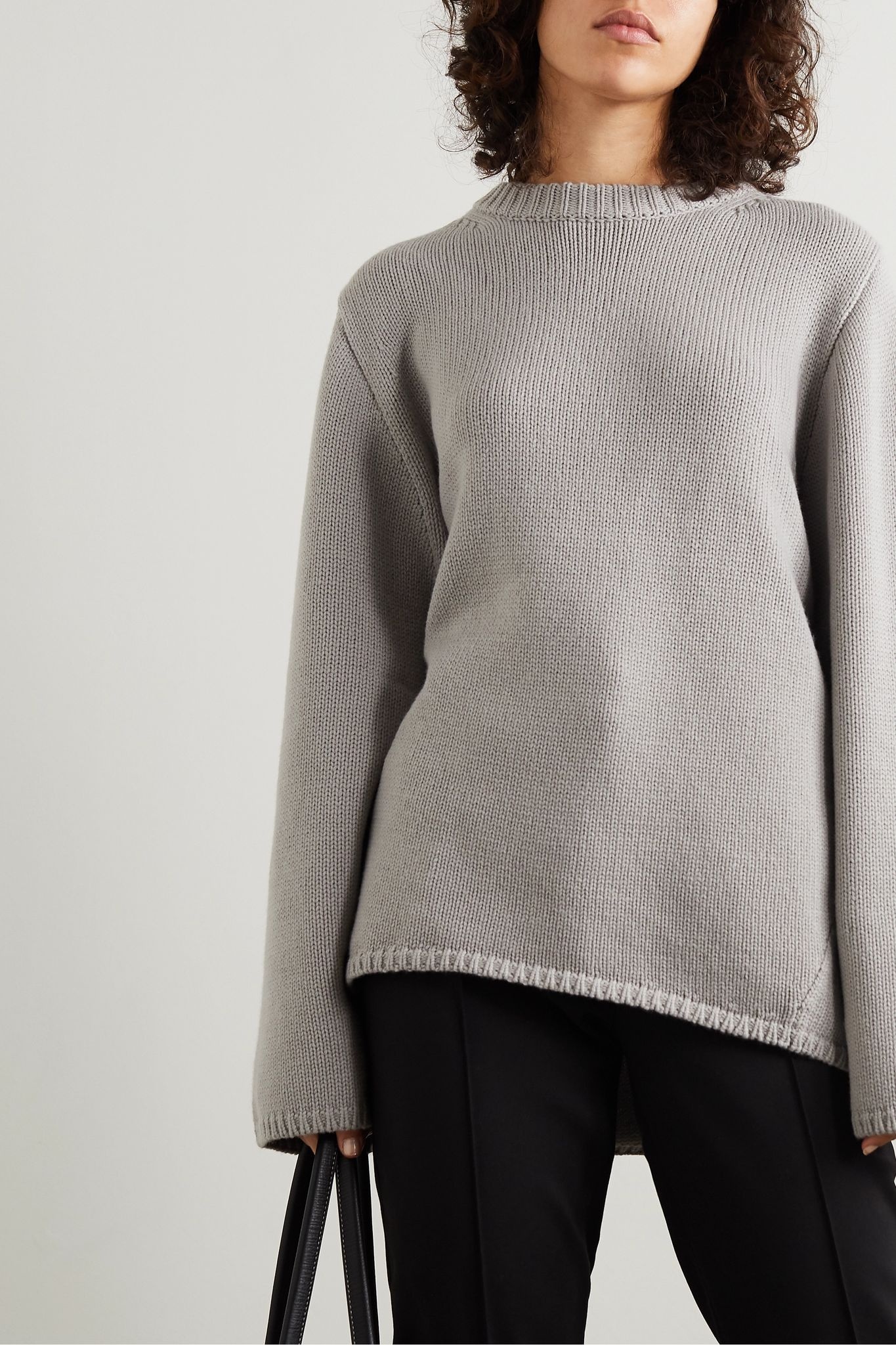 Marans oversized merino wool and cashmere-blend sweater - 3