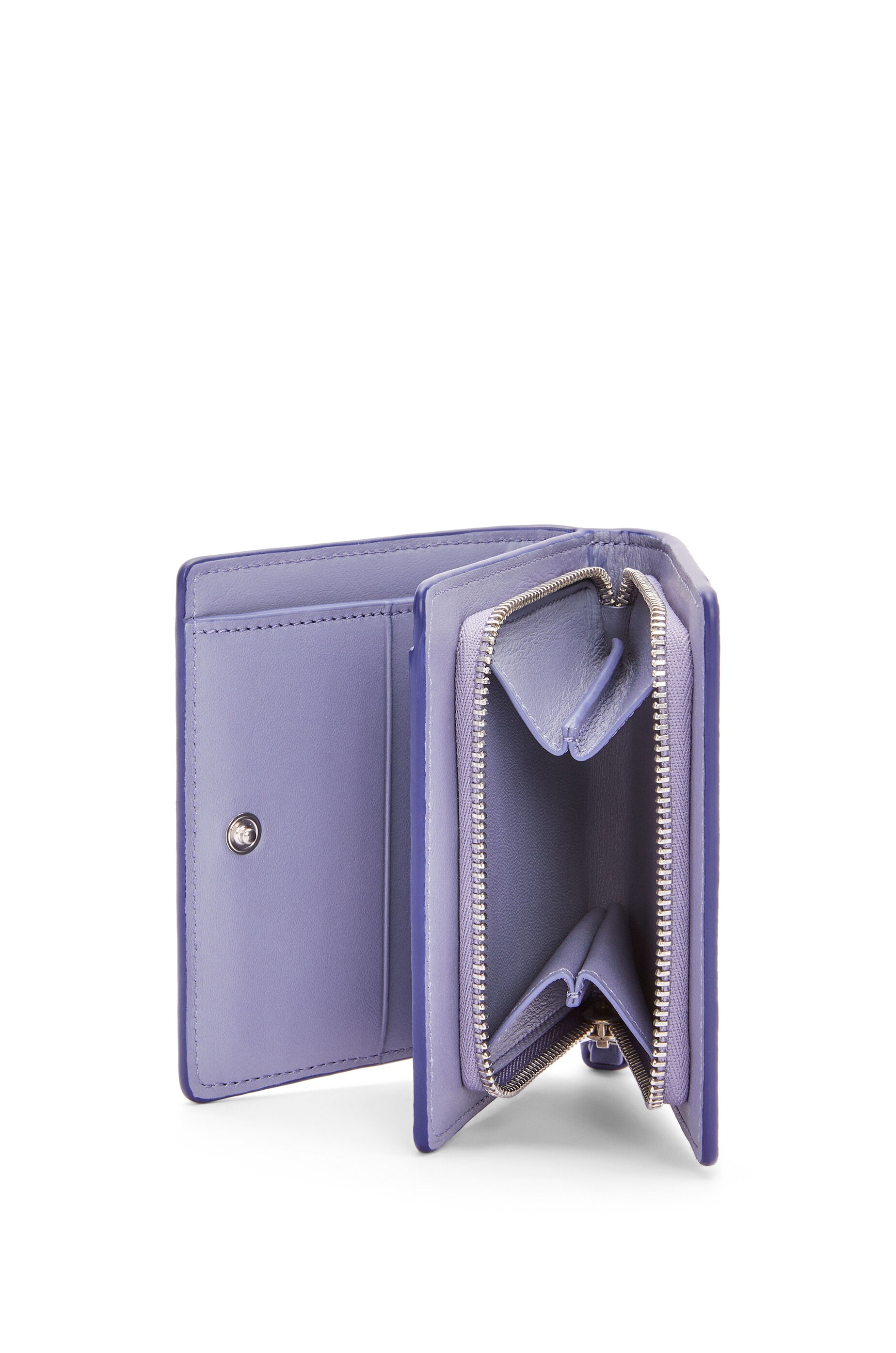 Calcifer compact zip wallet in classic calfskin - 5