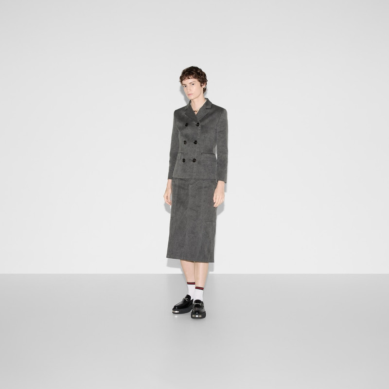 GUCCI Cotton canvas delavé jacket outlook