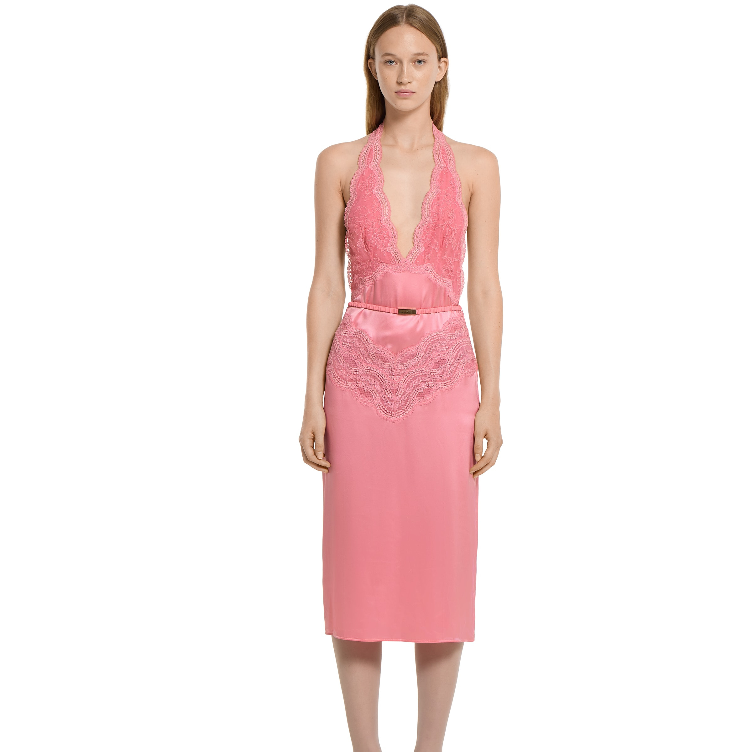 Silk satin dress - 3