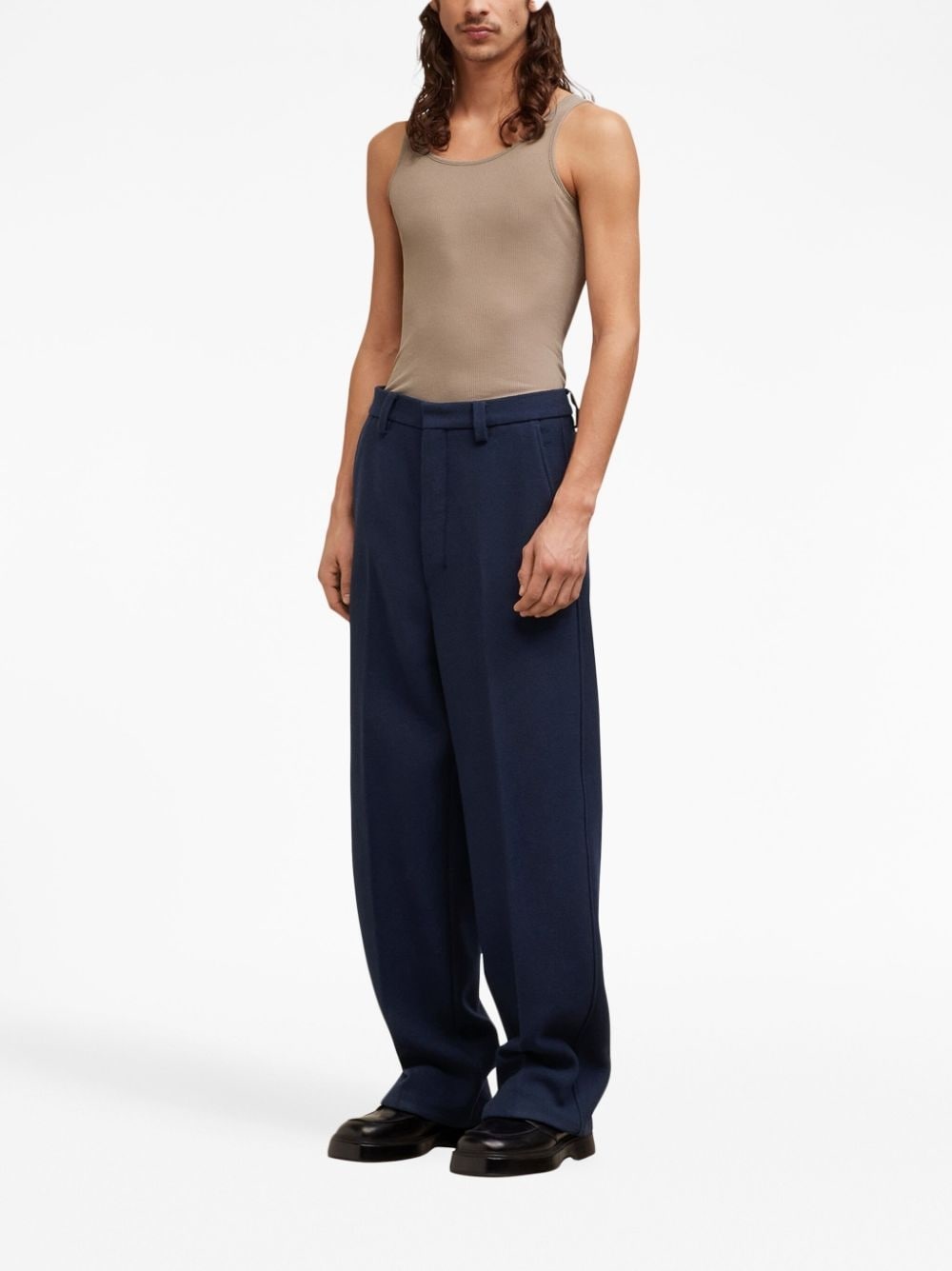 straight-leg tailored trousers - 3
