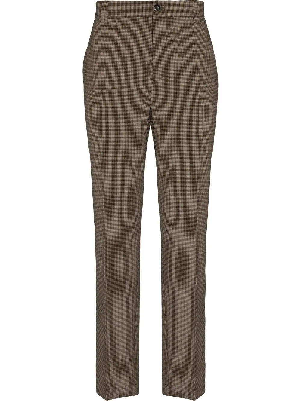 Adar check-pattern tailored trousers - 1