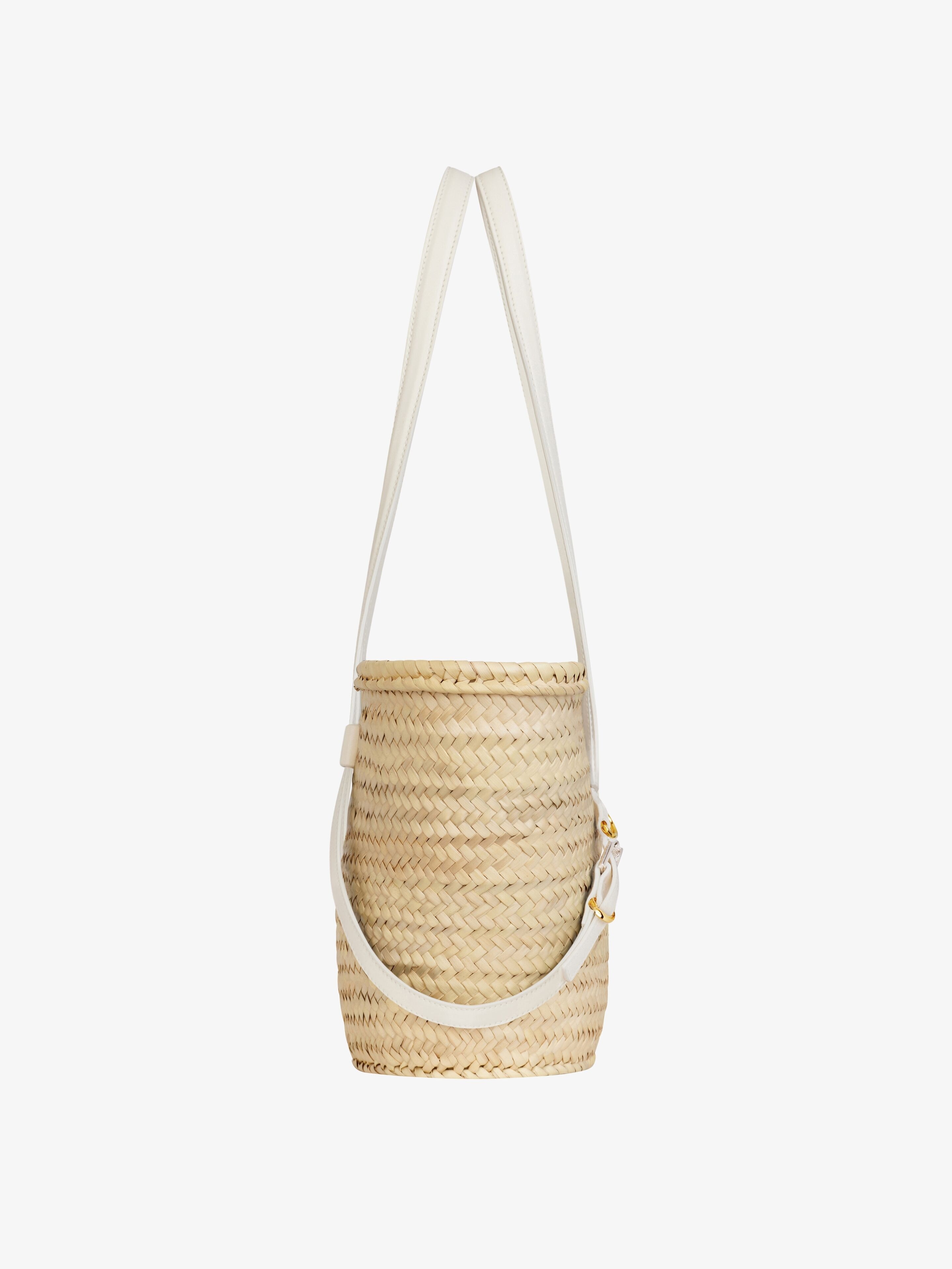 MEDIUM VOYOU BASKET BAG IN RAFFIA - 2