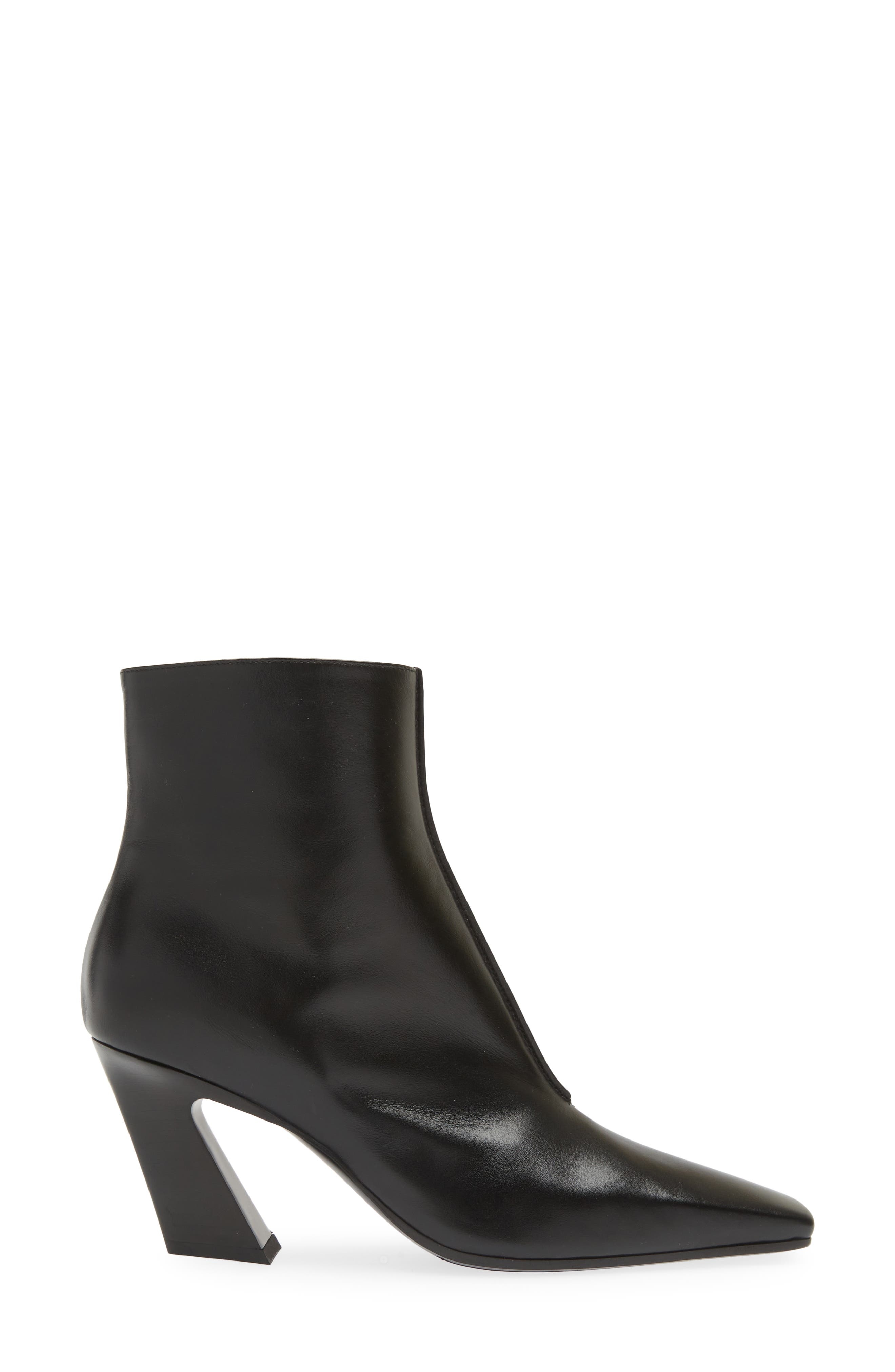 Bottega Veneta Lewis Slant Heel Bootie in 1000 Black at Nordstrom - 3