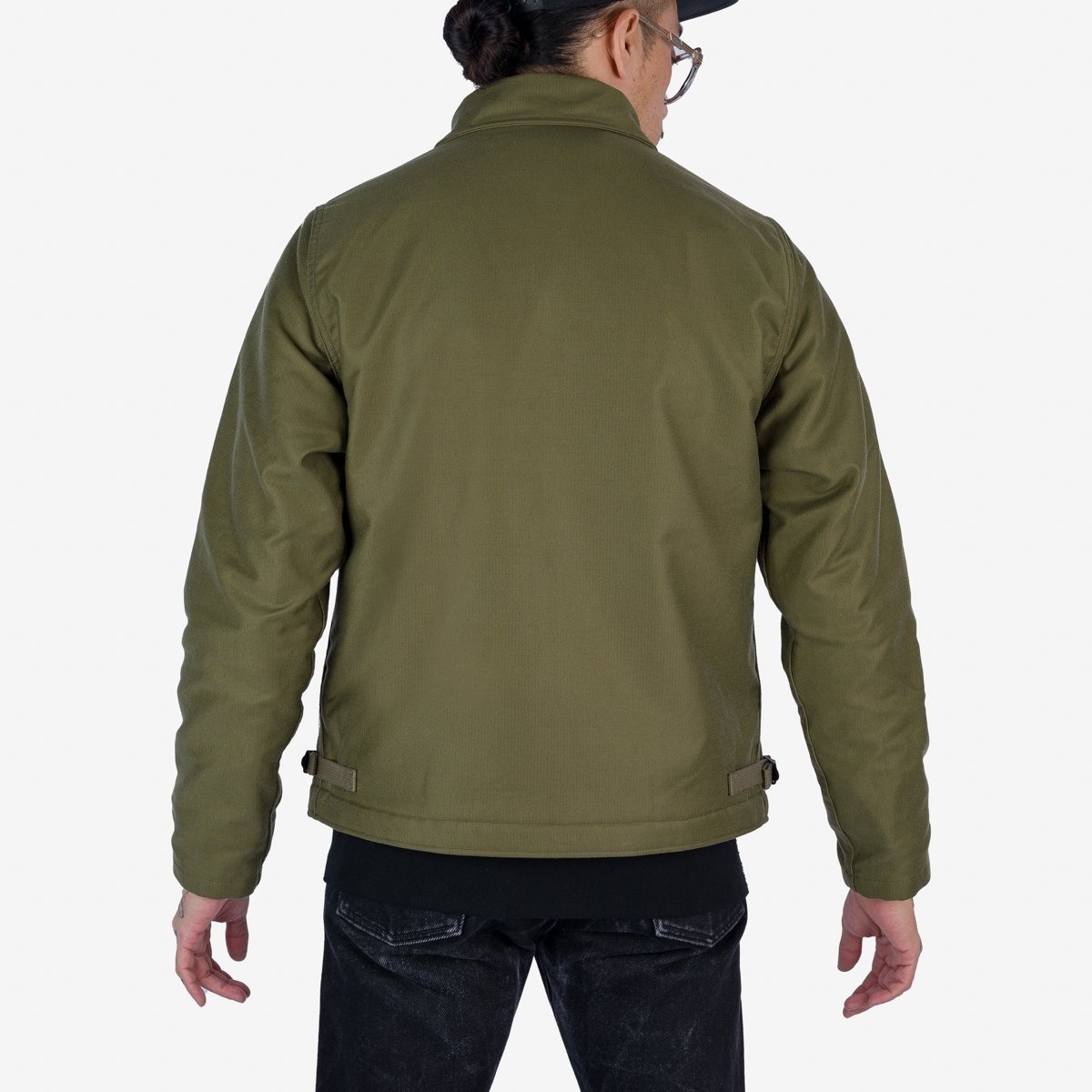 IHM-40-GRN Whipcord A2 Deck Jacket - Olive Drab Green - 4