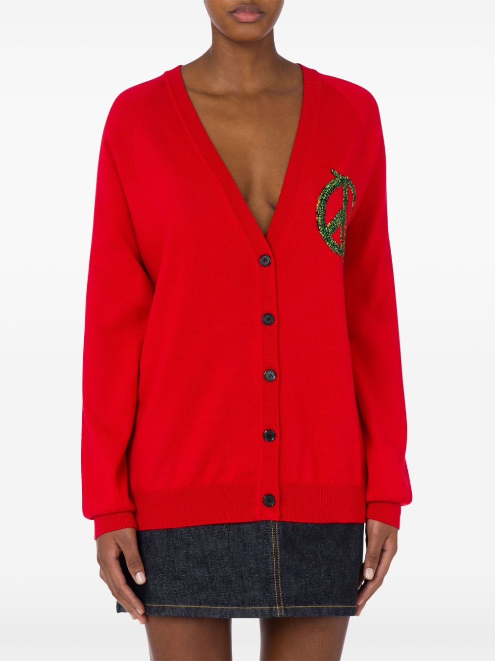 virgin wool cardigan - 2