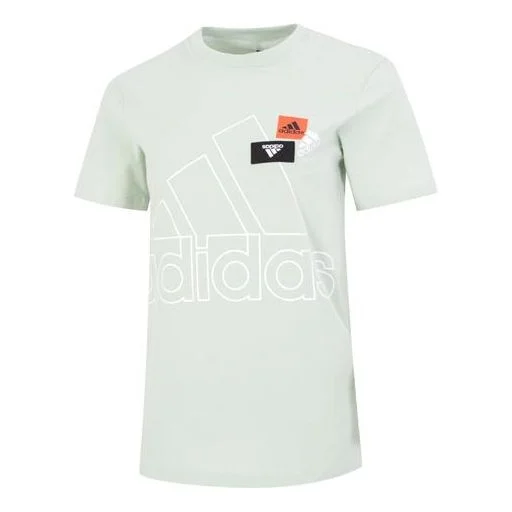 (WMNS) adidas Brd T-Shirt 'White Black' HM5288 - 1