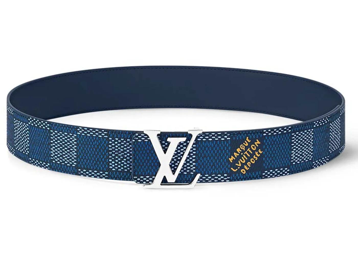 Louis Vuitton LV Initiales 40mm Reversible Belt Damier Heritage Blue - 1