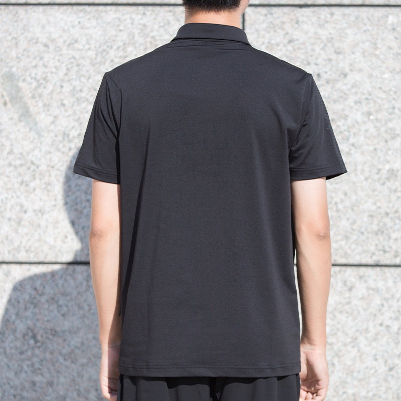 Mizuno Quick Dry Polo Shirt 'Black' P2CC23Z5 - 4