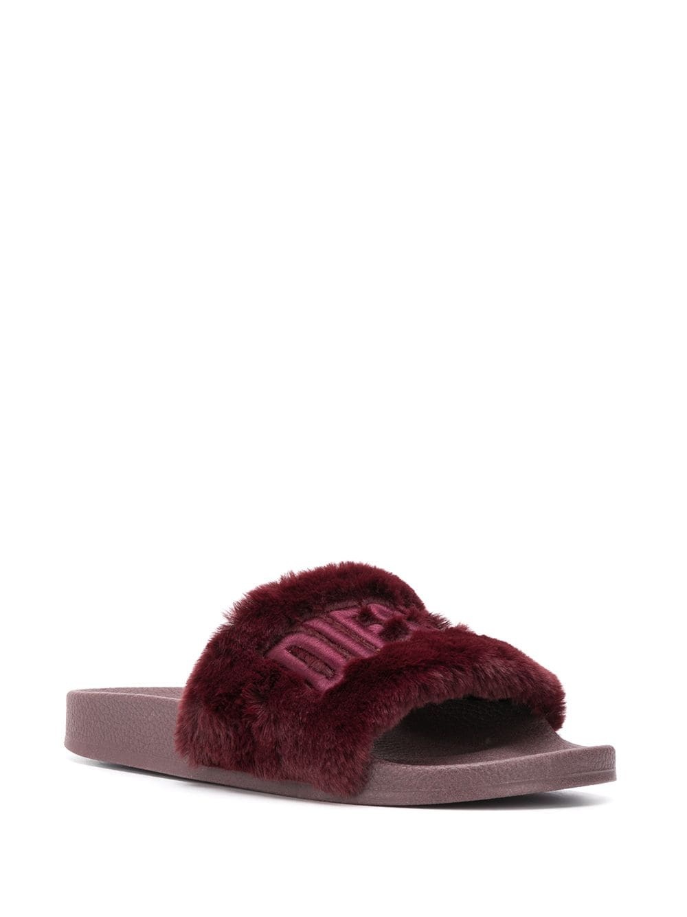 faux fur sliders - 2